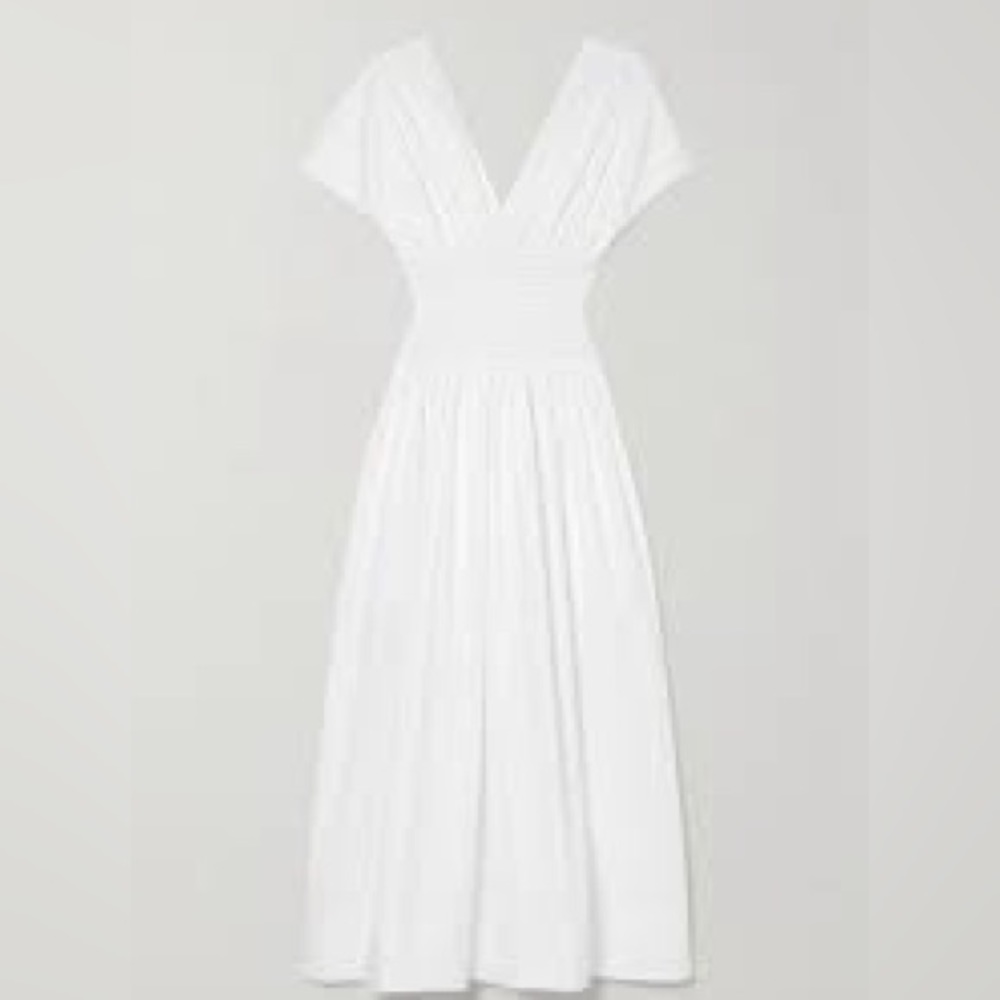 STAUD White Maxi Dress